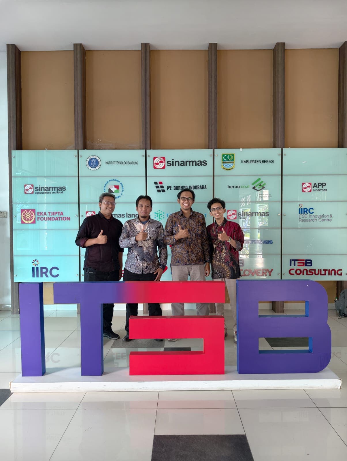 Our team at ITSB when go live ceremonial